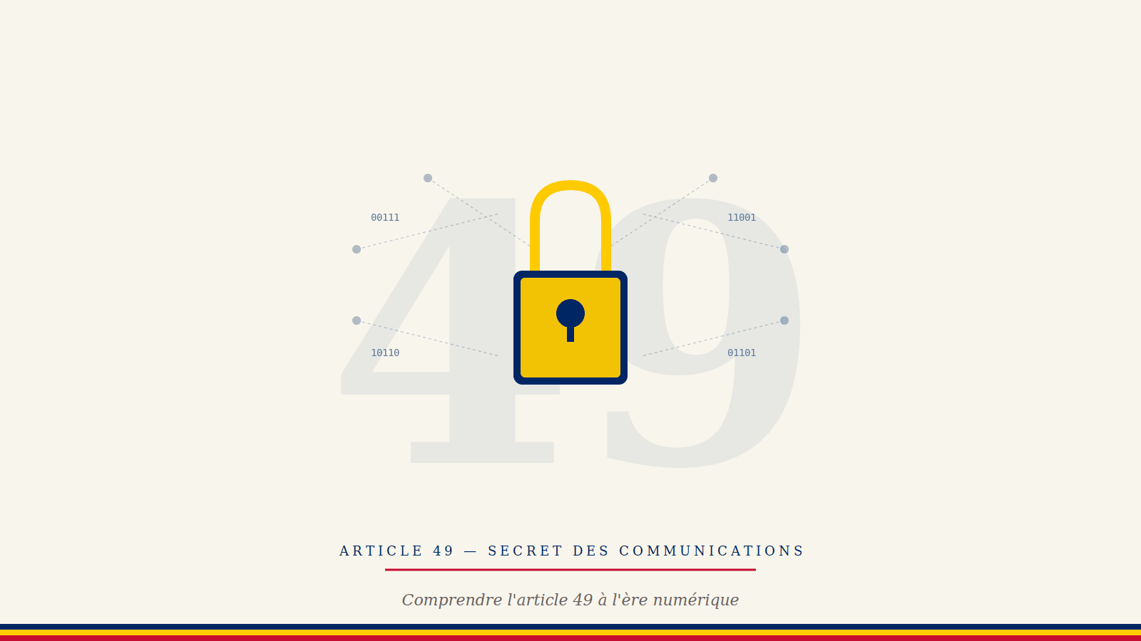 Le secret de la correspondance à l'ère numérique : comprendre l'article 49 aujourd'hui